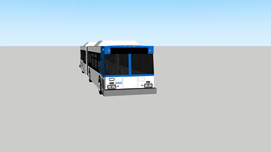 2000 new flyer d60lf articulated bus ex community transit 20869