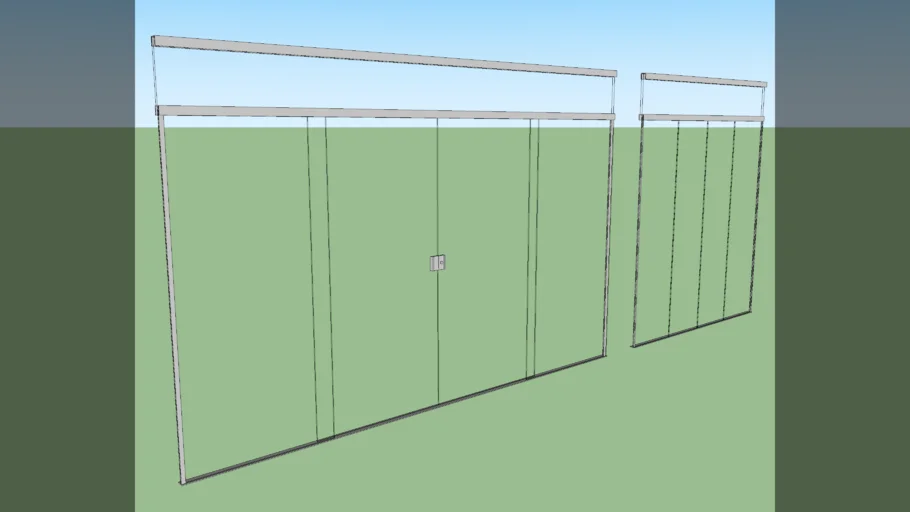 Porta Janela + Vidro Fixo | AG Engenharia