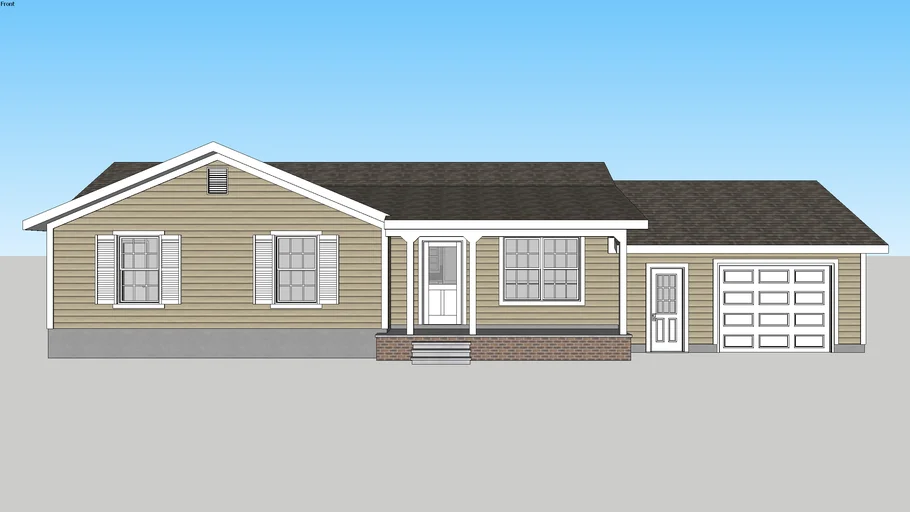 Minimal traditional ranch house (Paulwall base)