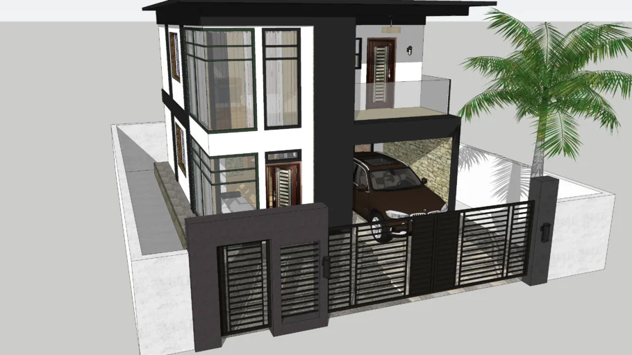 Modern Two story House By Adlao