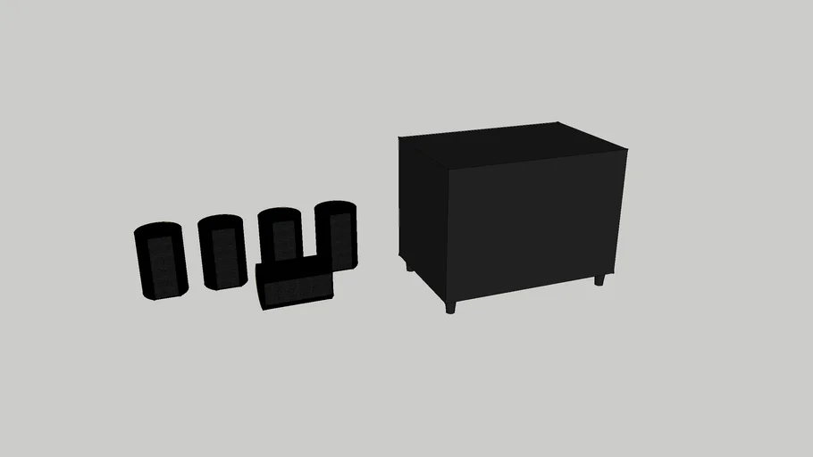 Jamo A310 Surround Boxen und Subwoofer