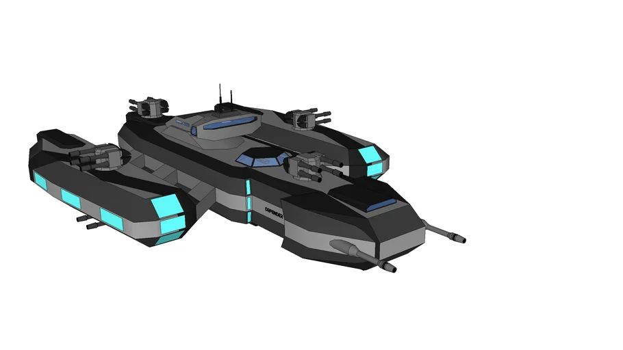 X-51B Light Battle Cruiser "Defender 2"