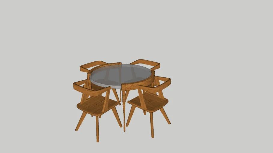 mesa com cadeiras