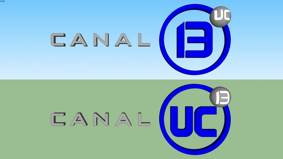 Canal 13 UC logos (1999-2002)