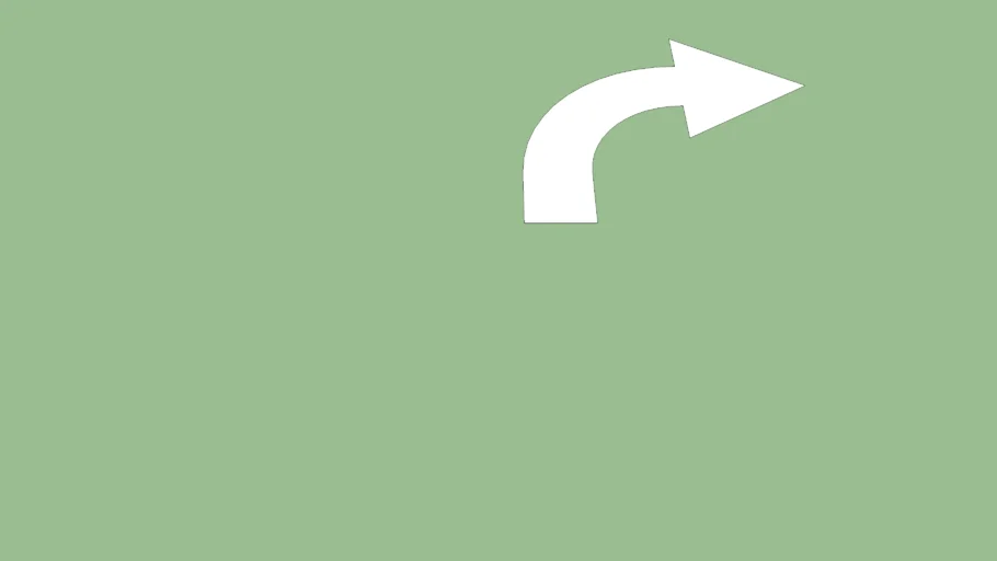Right Turn Road Arrow