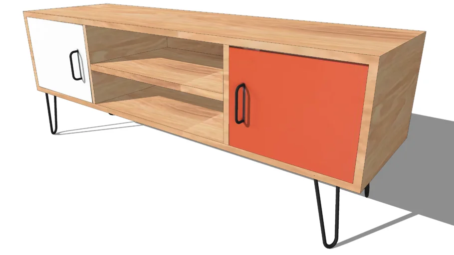 MEUBLE TV BAS TWIST, Maisons du monde. Réf: 138854 Prix:139,90 €