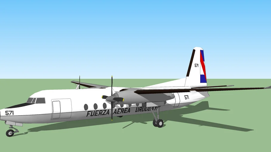 Uruguayan Air Force (1972) - Fairchild HIller FH-227D