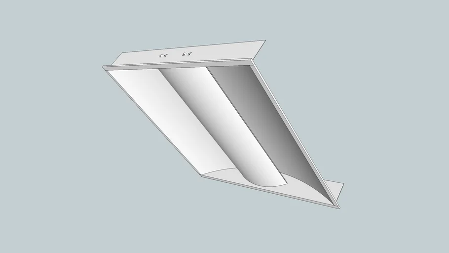 LUMINARIA LUZ INDIRECTAS 2X14 T5 - 2X24 T5