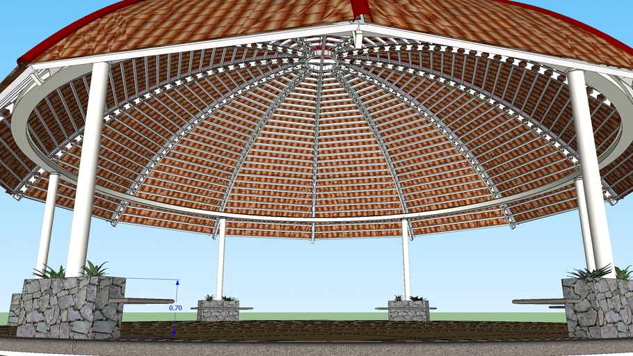 kiosco estructura