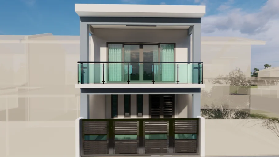Rumah Teres 2 Tingkat - Lot Tengah