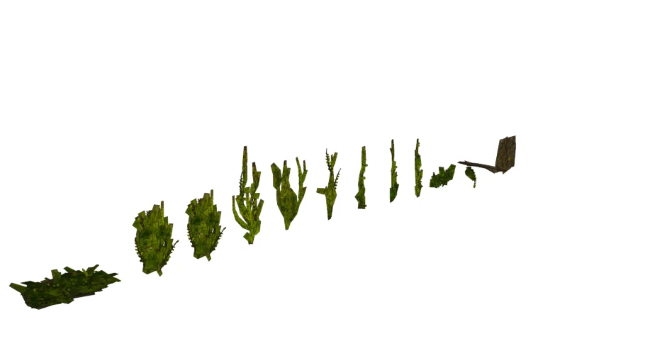 Climbing plants 1 - V-Ray ready