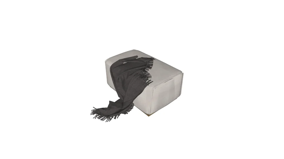 Stool with fabric