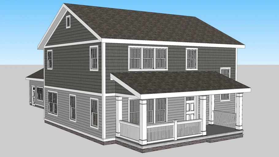 New urban neo-Colonial house