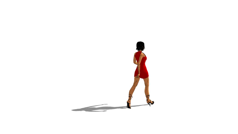 Walking Girl 2.skp