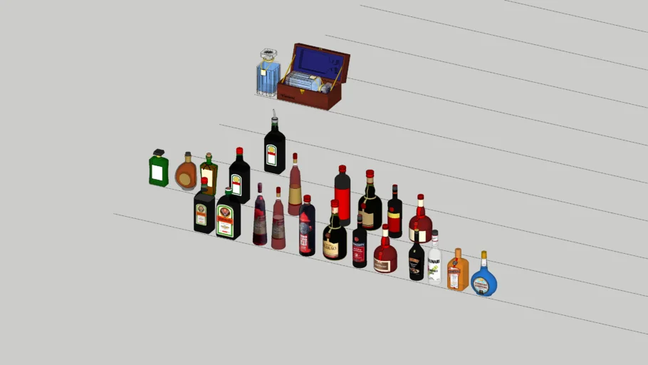 Alcohol drink bottles - Liquor, Spirits