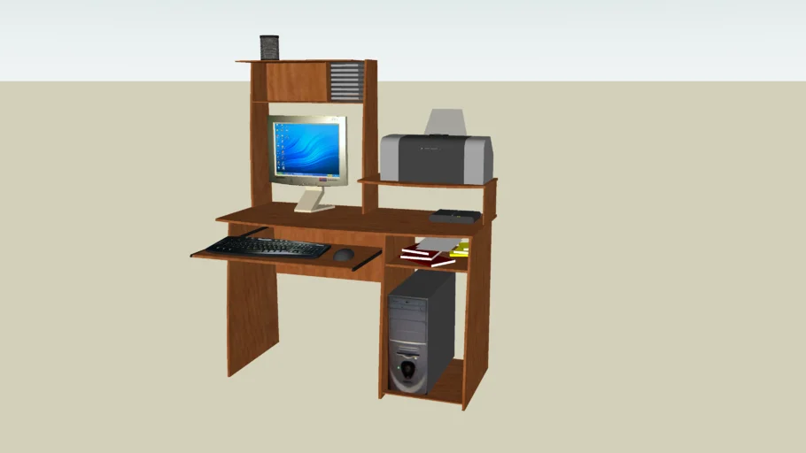 Real size destop with PC