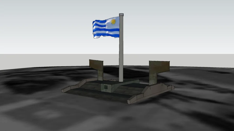 Monumento de la plaza de la bandera.