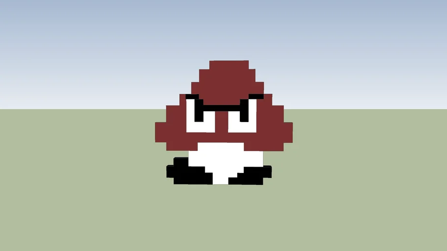 pixel goomba