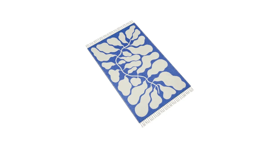 Linnea Andersson Blanket - Blue White