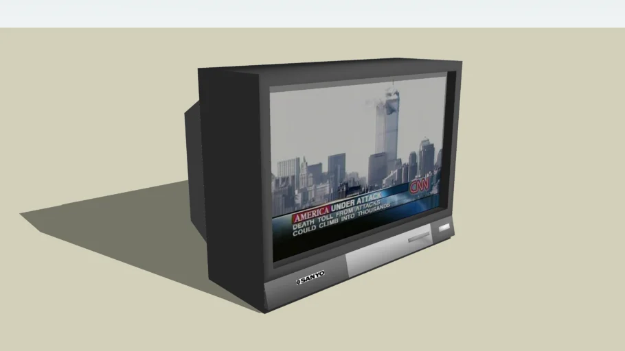 Old Sanyo TV
