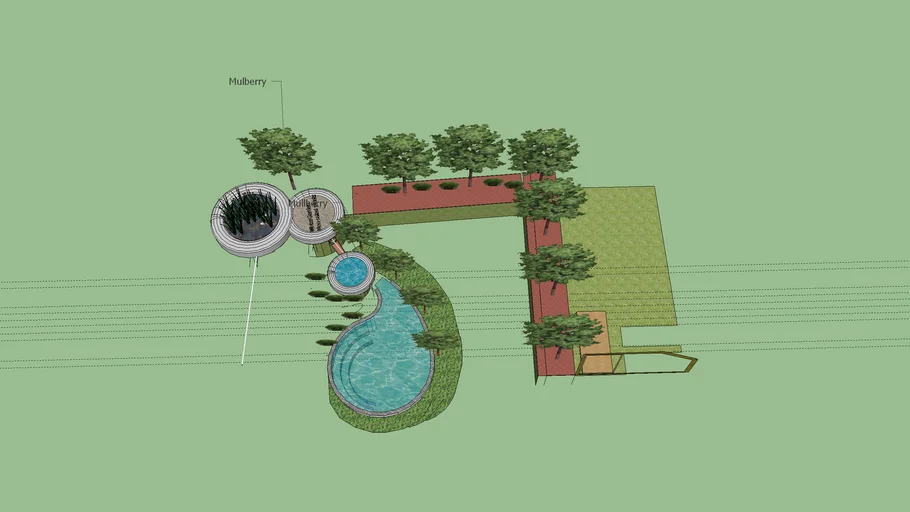 Greywater_purification_pond_system_draft | 3D Warehouse