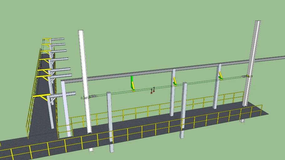 horizontal life line