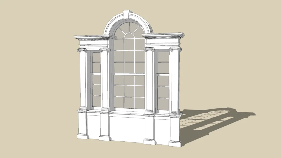 Palladian Window 2 -Fully Detailed