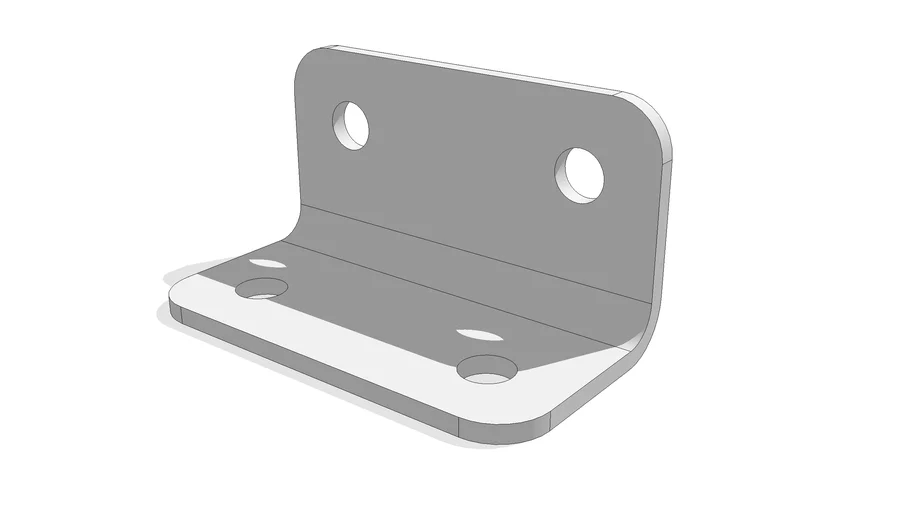 4 holes square bracket pure Angle