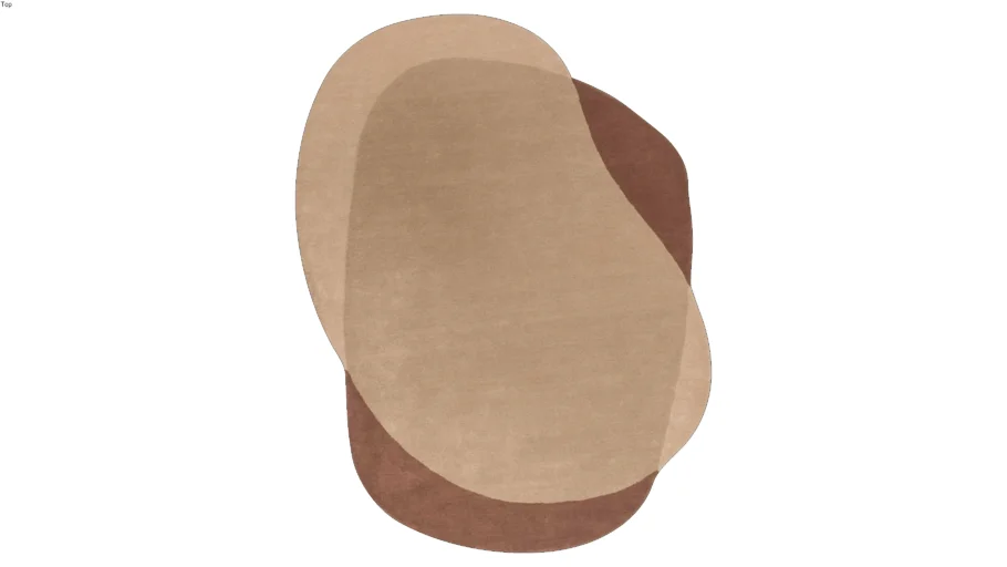 Brink Campman Vloerkleed Element Moore Caramel 087801