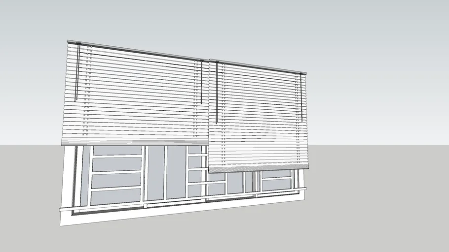 Aluminium sliding window with steel bars/Mullions and Blinds