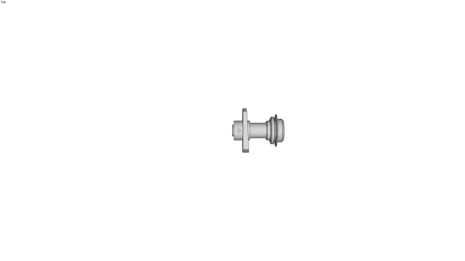 Loquet � compression � empreinte �triangle� - Ouverture gauche