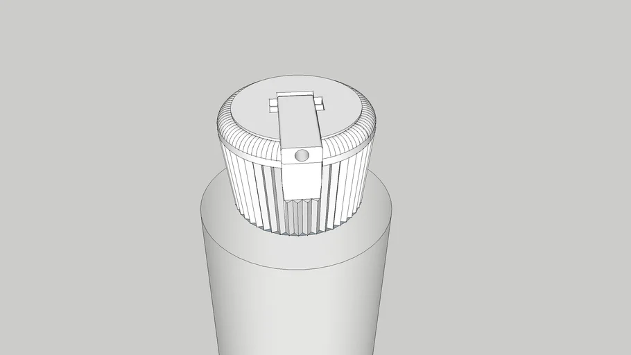 Flip top cap