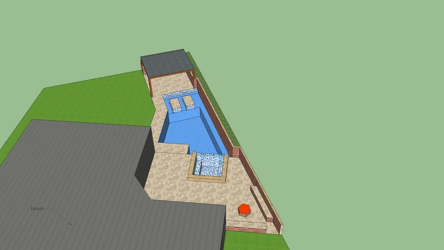 Pool Area | 3D Warehouse