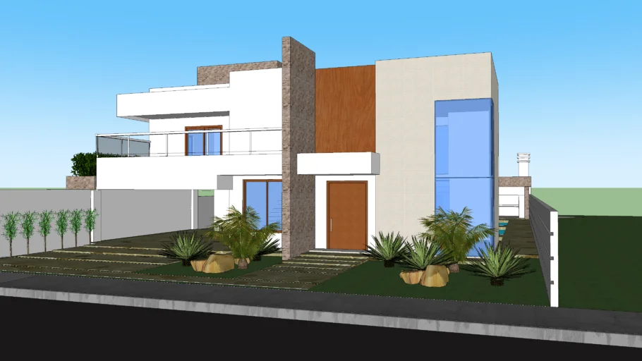 Casa 02 Pavimentos pé direito duplo