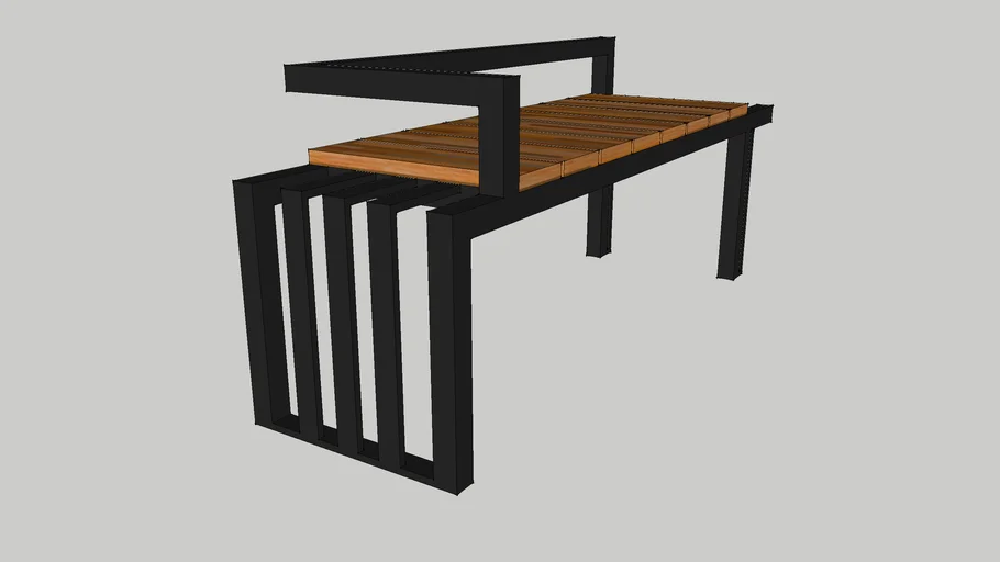 Kursi Teras Minimalis Besi 170x50