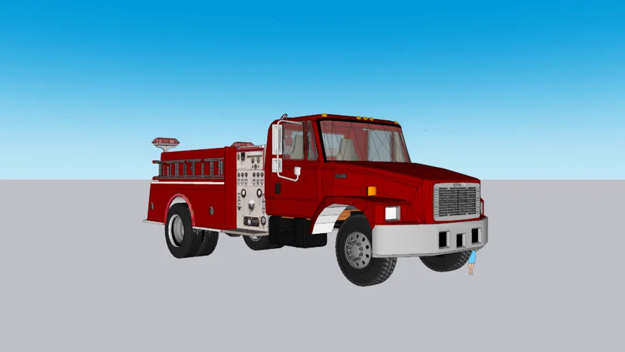 1994 Freightliner - FL60 - fire truck pumper - E-ONE - day - Cummins 8.3L