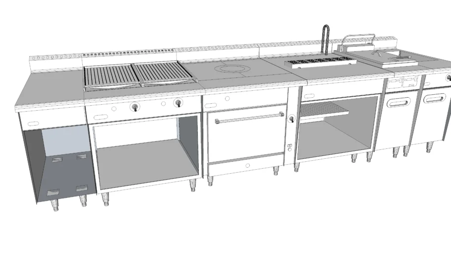 Restaurant Kitchen Set