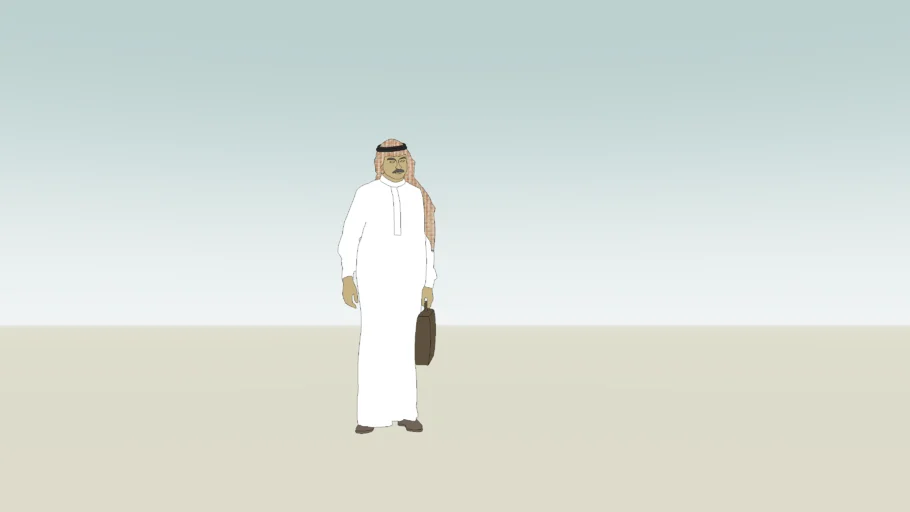 arab man standing