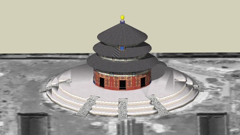 北京天坛祈年殿 The Hall of Prayer for Good Harvests(The Temple of Heaven )