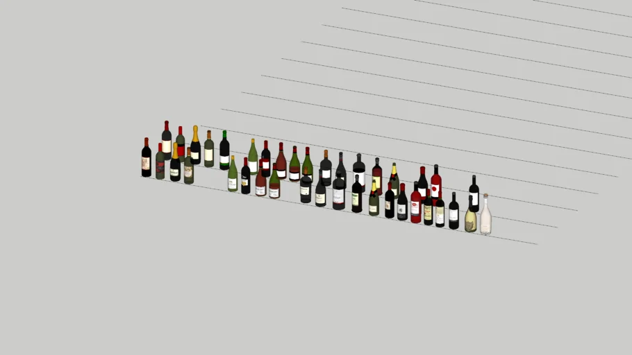 Alcohol drink bottles - Wine
