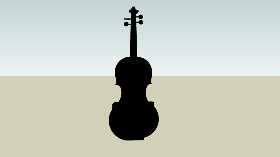 Violin, keman,  fiddle, silhouette 2d siluet