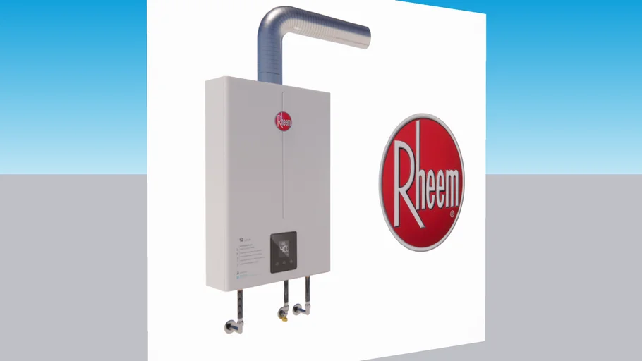 Aquecedor a gás Digital 12L Bivolt Rheem RB12