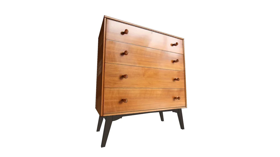 1950s Walnut Chest of Drawers