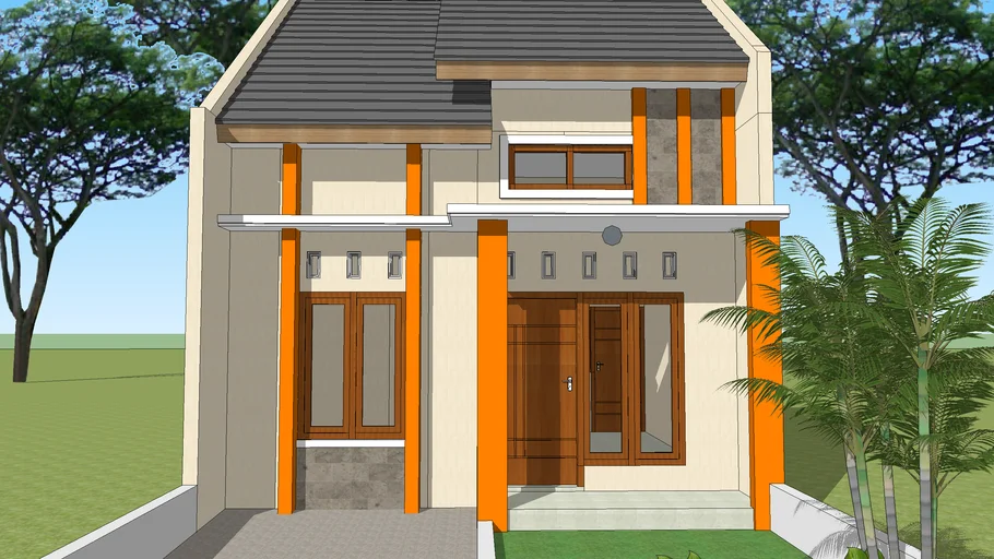 TAMPAK RUMAH TYPE 45