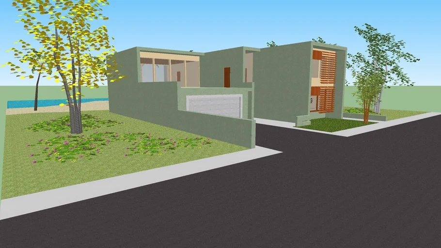 Green Modern house
