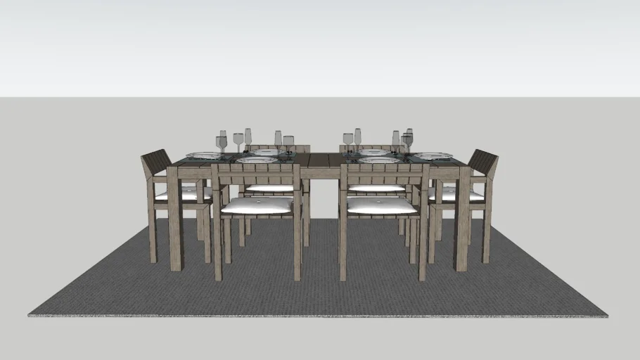 outdoor dining table