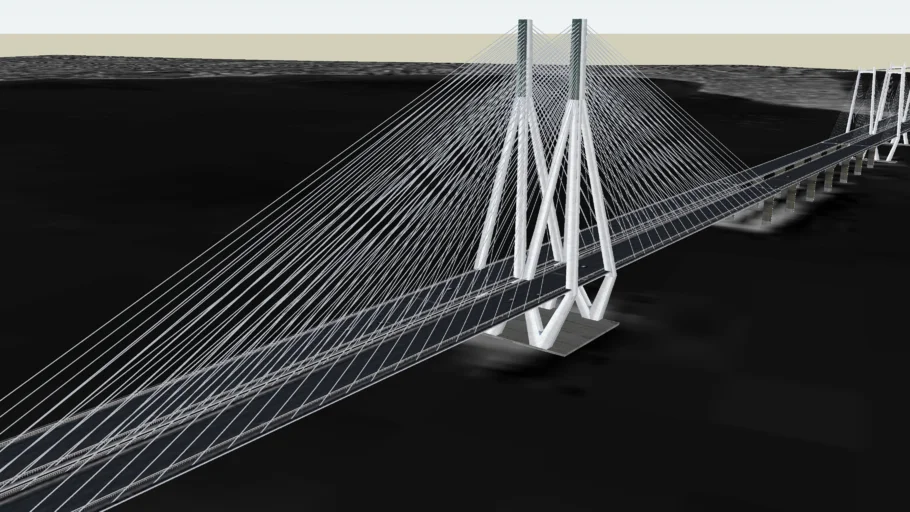 Bandra Worli Sea Link.