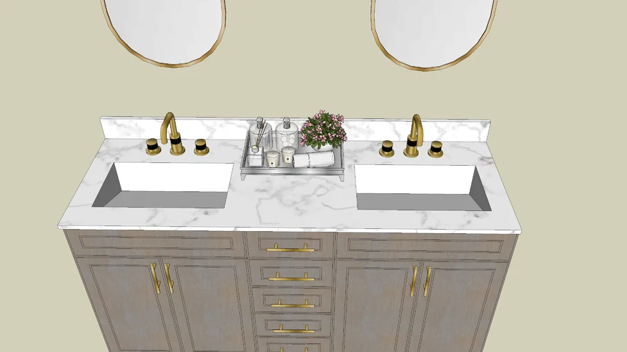 72in double vanity