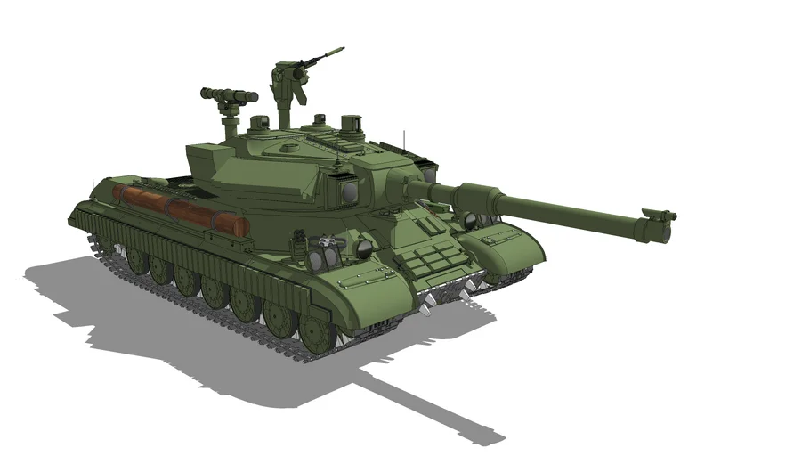 Iosef Stalin Tank, Mark IV, Modernized, Anti-Tank warfare Enhanced Phase I (IS-4MATE)
