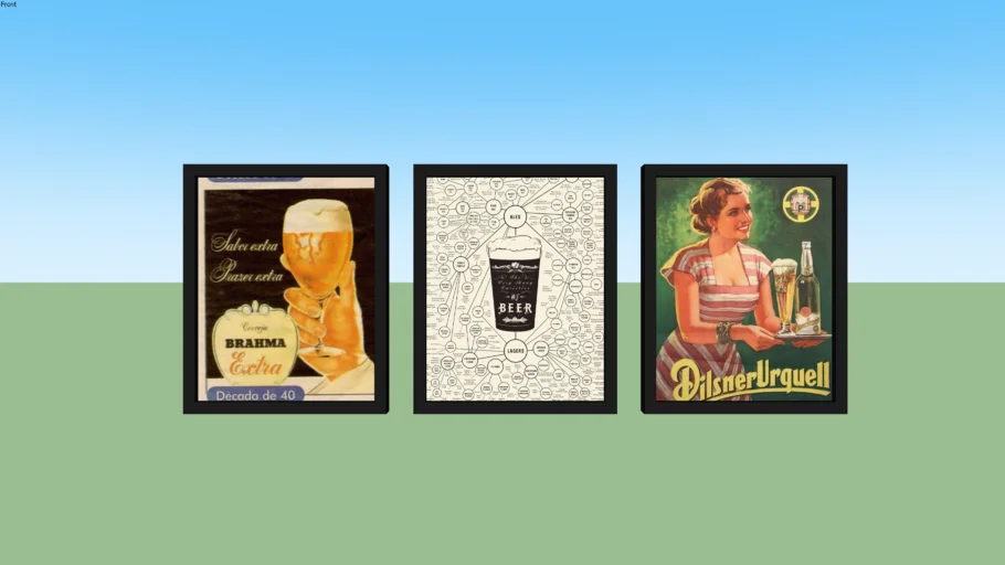 Quadro vintage Cerveja